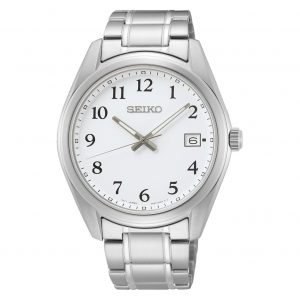 Relógio Seiko SE Neo Classic Numeração Árabe Branco SUR459P1