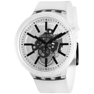 Relógio Swatch Blackinjelly Preto SO27E101