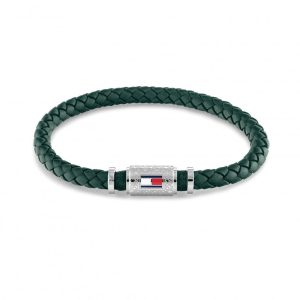 Pulseira Tommy Hilfiger Trança Verde 2790456