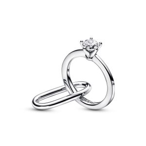 Encaixe Pandora Me Engagement Ring Link Cubic Zirconia 792525C01