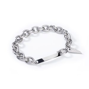 Pulseira Anjewels Corrente com Chapa Love is AL.BLI04S