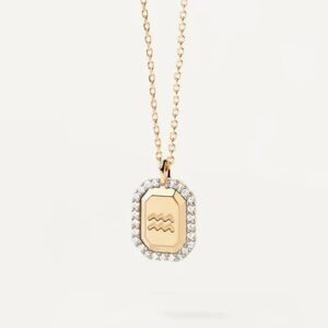 Colar Pdpaola Signo Aquarius Gold CO01-566-U