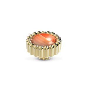 Encaixe Melano VI Bali Gem GD Red Aventurine VM54GD12333