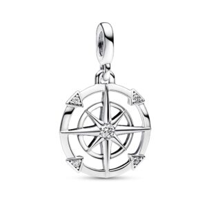 Berloque Pandora Compass Medallion Zirconias 792693C01