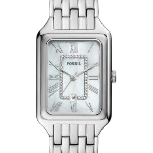 Relógio Fossil Raquel Rect T. Aço Madreperola ES5306