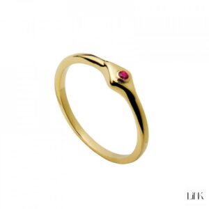 Anel Link Dourado Blogger Style Glow 1LINK-1361.1A