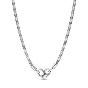 Gargantilha Pandora Studded Chain Heart Clasp 392451C00-45