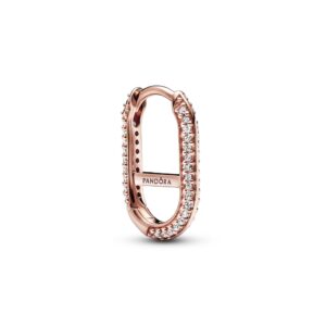Brincos Pandora Me Link Rose 14K Rose Gold-plated Zirconias 289682C01