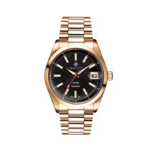 Relógio Gant Eastham, 42, 3H, M. Preto Aço Dourado G161014