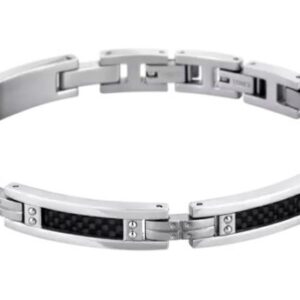 Pulseira Lotus Style Cavilhada Fibra Carbono LS1650-2/1