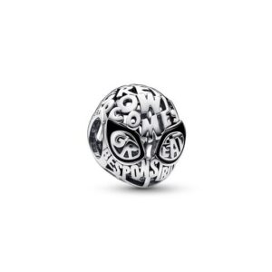 Encaixe Pandora Marvel Spider-Man Máscara Esmalte Preto 792351C01