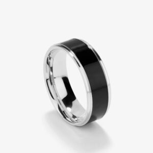 Aliança Radiant Homem Nogueiras Chunky Prateado RH000136-22