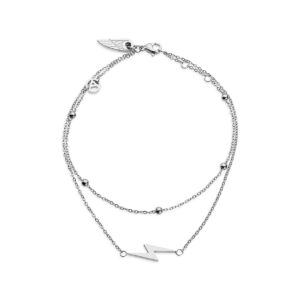 Pulseira Anjewels Tornozelo Dupla Raio Asa AL.BANKLE04