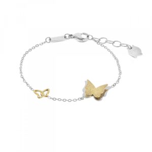 Pulseira One Butterfly Bicolor OJBB01SG
