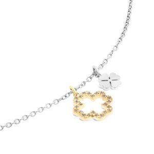 Colar One Lucky Flower Bicolor OJLFN04SG