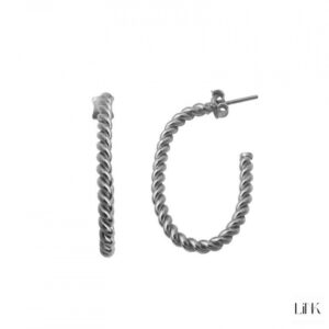 Brincos Link 1/2 Argola Torcida 1LINK-1186D