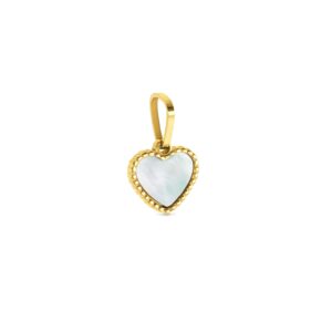 Encaixe One Dourado Pure Heart Madrepérola OJEBC729