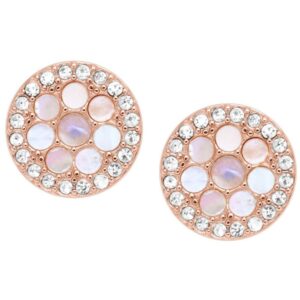 Brincos Fossil Vintage Círculo Madreperola JF02906791