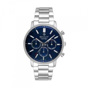 Relógio Gant Easthill Day-date 42,5 Azul Aço Praeado G191002