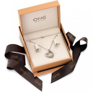 Conjunto One Colar & Brincos Soulmate OJSPK01S