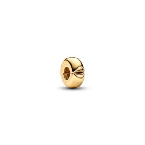 Encaixe Pandora Shine Fixador HeartClosure 14k Goldpltd Clip Silicone 763678C00