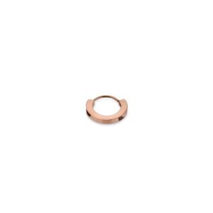 Argola Anjewels Helix Piercing Rosé Cristais AS.PH05R