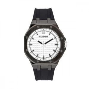 Relógio Radiant H Leonardo Branco/Preto RA652201