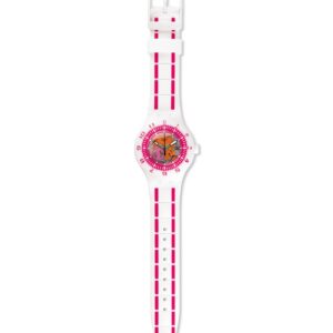 Relógio Swatch Scuba Feel the WaveBr/Rosa SUUW101