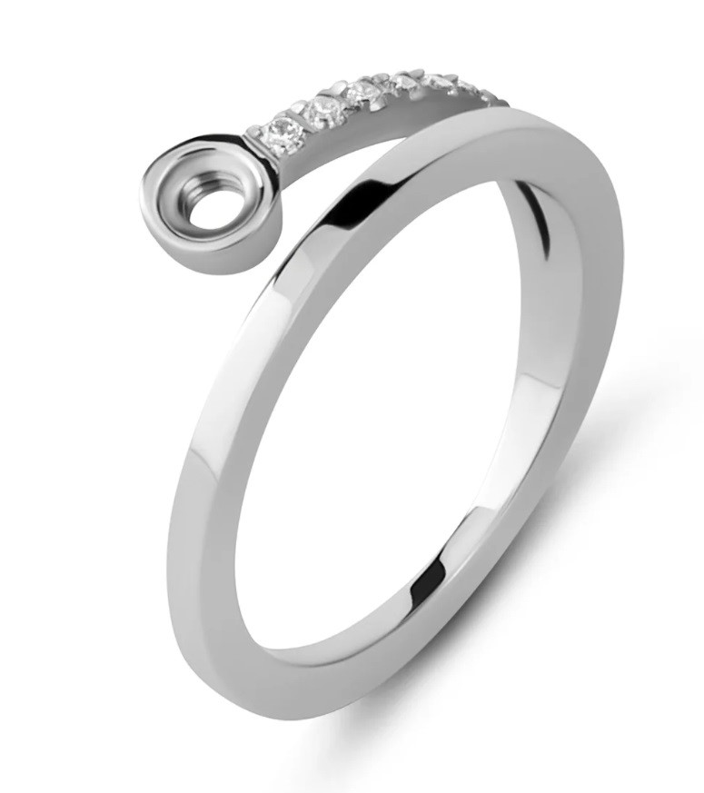 Anel Melano TW Tami CZ Crystal SS TR39SSCR054