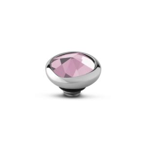 Encaixe Melano TW Cloud CZ 7mm SS Milk Pink TMC4SS07016