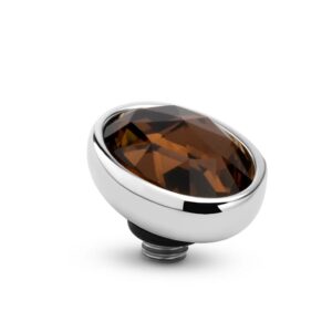 Encaixe Melano TW Misty CZ SS Coffee TME3SSCZ010