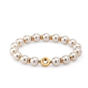 Pulseira Melano VI Valencia Cr Cream GD S/M VB15GDSM335