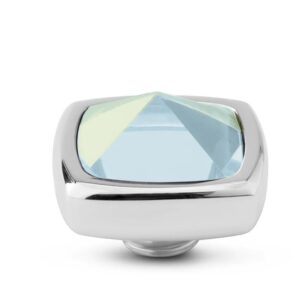 Encaixe Melano VI Boxy CZ SS Moonstone VM63SS10128