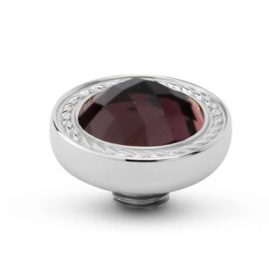 Encaixe Melano VI Round Swirl SS Plum VM76SSCZ389