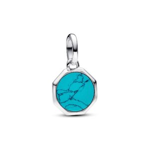 Berloque Pandora Me Engravable Octogonal Imi.Turquoise 793388C01