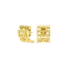 Brincos One Charming Square Gold OJCE03D
