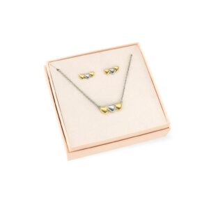 Set One Colar & Brincos Crazy Heart Bicolor OJSET10SG