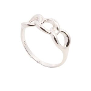 Anel 1/2 Barbela Rodiado Pol A146124