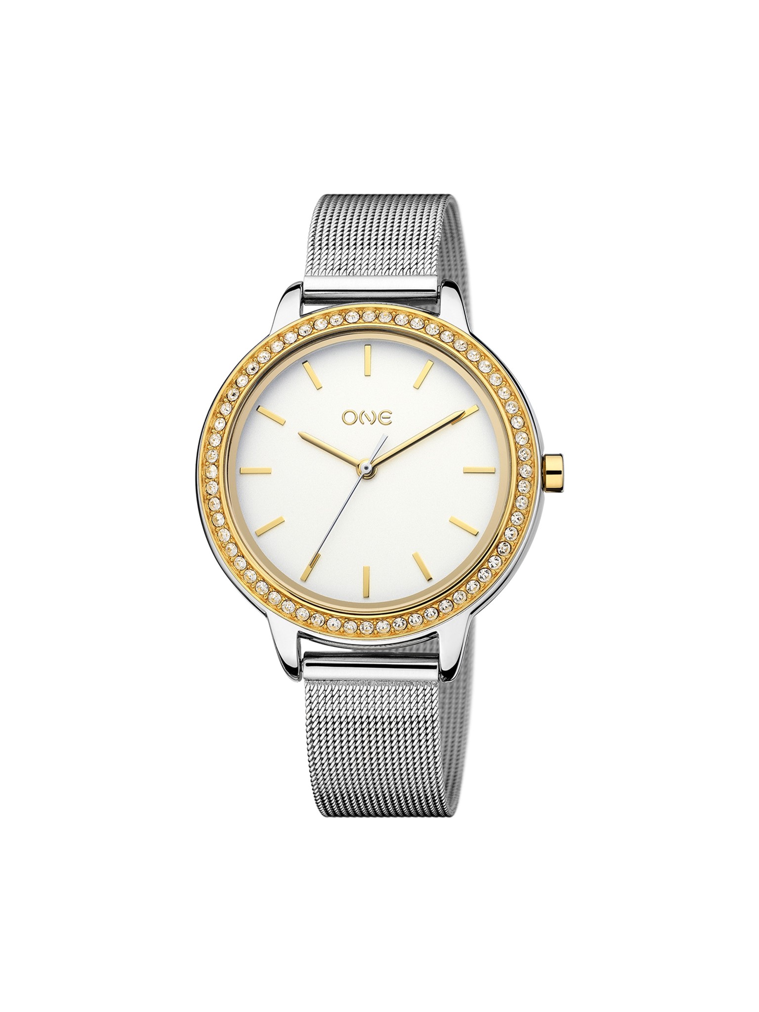 Relógio One Twin Spark Bicolor Mesh OL9838SB52L