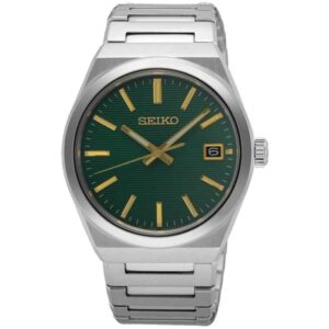 Relógio Seiko Essentials Conceptual T.Aço Cal M.Verde SUR601P1