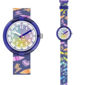 Relógio Flik Flak Rainbow Crayons ZFPNP173