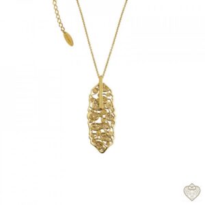 Colar Saudade Filigrana Dourado Moura de Albufeira 1CL-FL0416