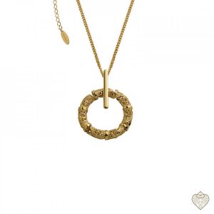 Colar Saudade Dourado Filigrana Pedro & Inês 1CL-FL0417