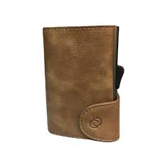 Carteira C-Secure Vintage Castanho Claro 75C12
