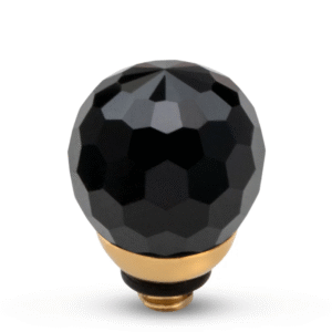 Encaixe Melano TW Facet CZ Ball GD Black TMF7GD08005