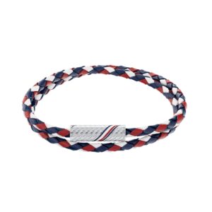Pulseira Tommy Hilfiger Trança Tricolor Dupla 2790472