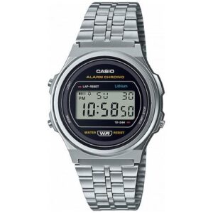 Relógio Casio Vintage Digital Redondo A171WE-1AEF