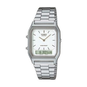 Relógio Casio Vintage Edgy M. Branco AQ-230A-7DMQYES