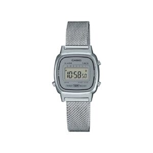 Relógio Casio Digital T.Aço Peq LA670WEM-7EF
