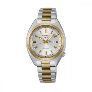 Relógio Seiko Automatic 5 Sports S Bicolor SRE024K1